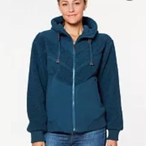 BRAND NEW WITH TAGS Koolaburra by Ugg Zip up jacket. TEAL COLOR.